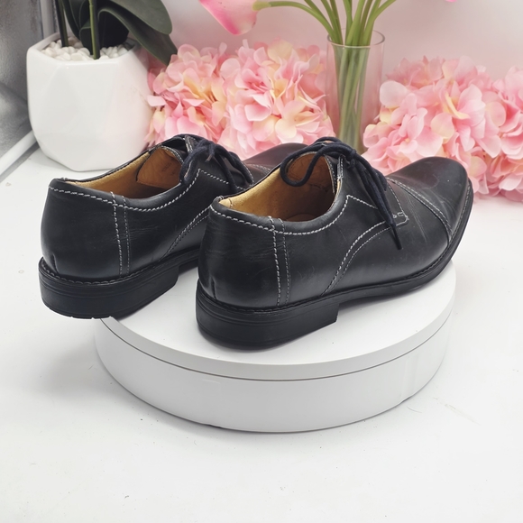 Sandro Moscoloni Black Cap Toe Derby Oxfords Men\'s Shoes Sz: 10.5 main image 13